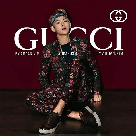 bts v wearing gucci|taehyung gucci.